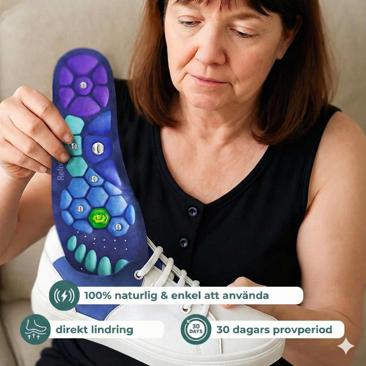 Magnetiska innersulor